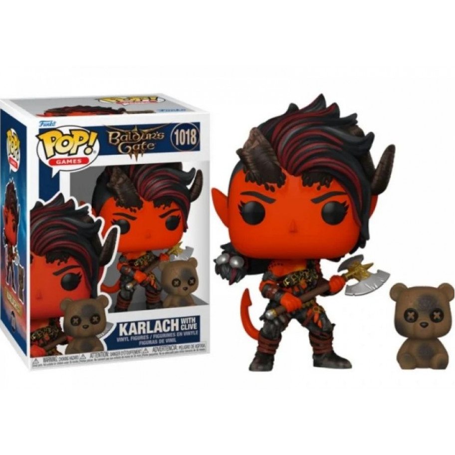 Фигурка Фанко Карлах с Клайвом Балдурс Гейт №1018 Baldurs Gate 3 Karlach Funko 84957