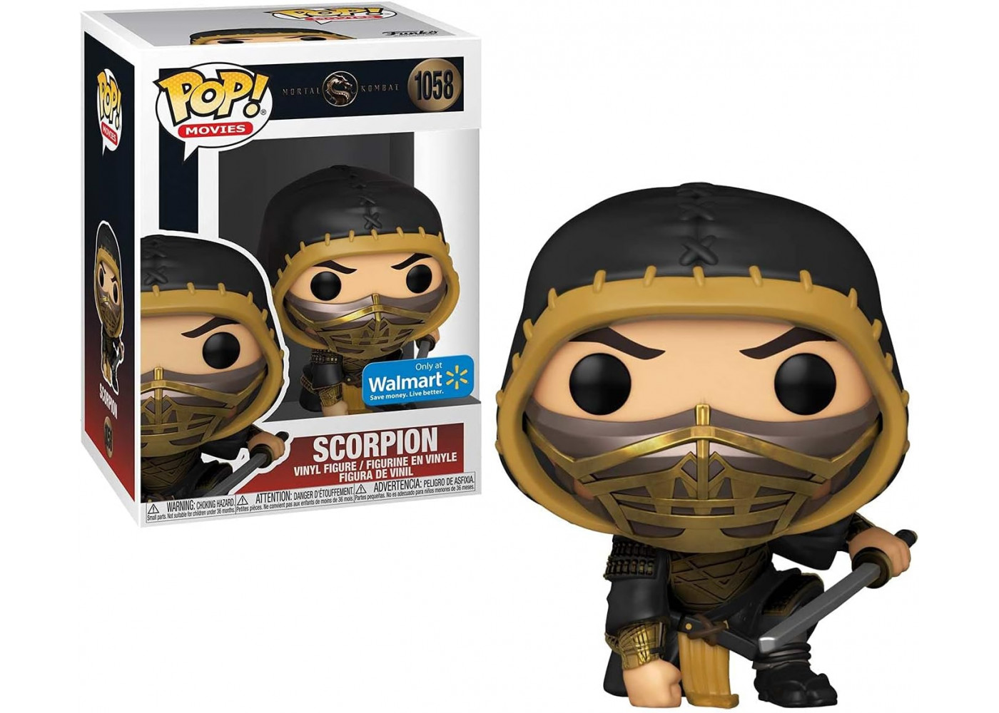 Фігурка Фанко Скорпіон Мортал Комбат №1058 Mortal Kombat Scorpion Funko 54296