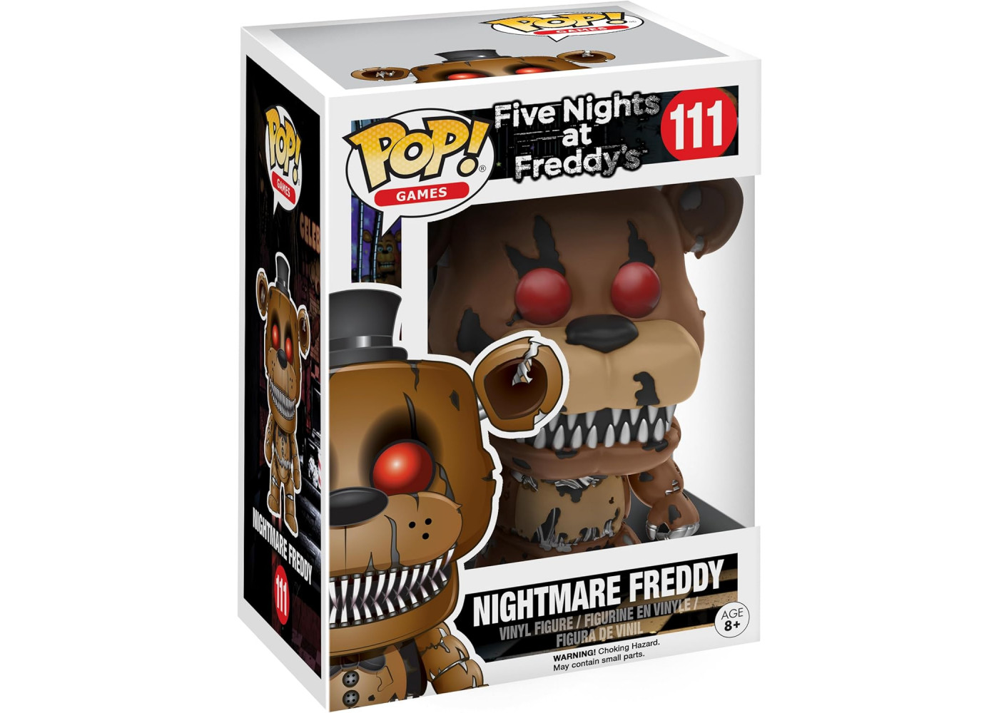 Фигурка Фанко Кошмарный Фредди Пять ночей с Фредди №111 Five Nights at Freddy's Nightmare Freddy Funko 11064