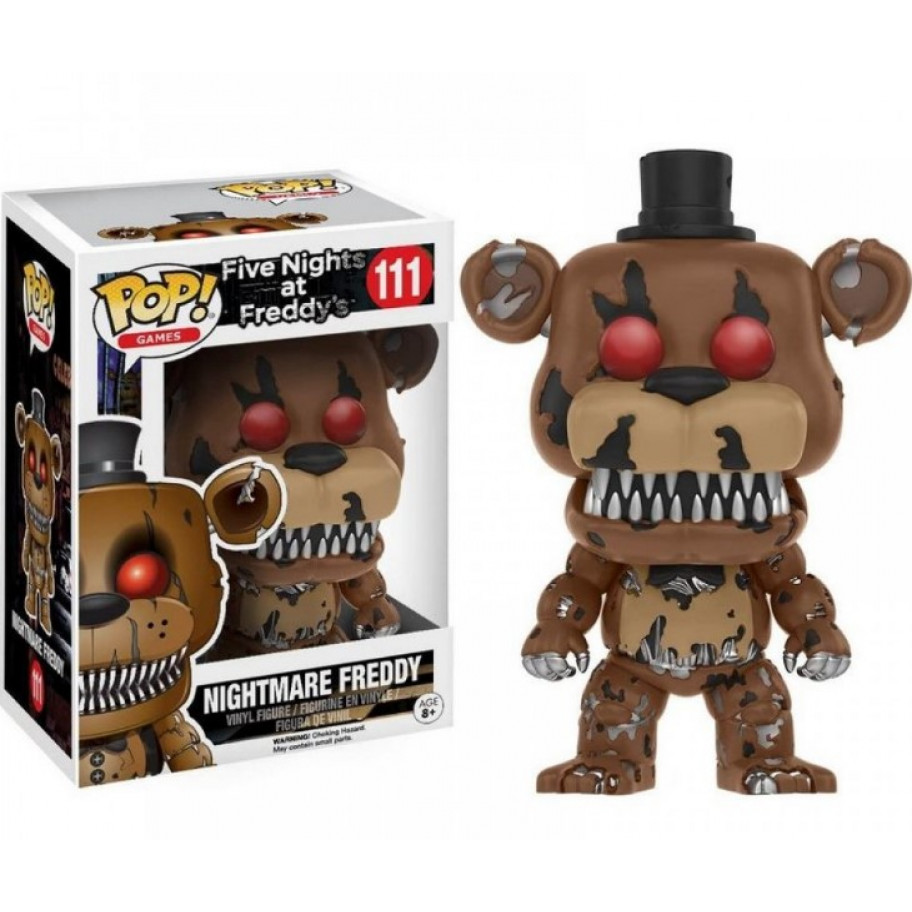 Фигурка Фанко Кошмарный Фредди Пять ночей с Фредди №111 Five Nights at Freddy's Nightmare Freddy Funko 11064