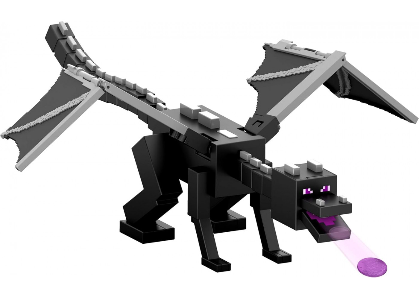 Інтерактивна Фігурка Майнкрафт Ендер Дракон 55 см Minecraft Dragon's Breath Attack Ender Dragon Mattel JKC13