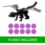 Інтерактивна Фігурка Майнкрафт Ендер Дракон 55 см Minecraft Dragon's Breath Attack Ender Dragon Mattel JKC13