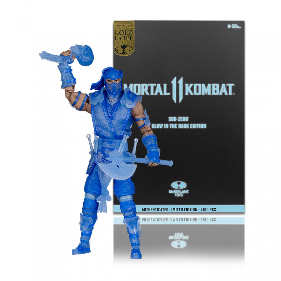 Фігурка Саб-Зіро Мортал Комбат Mortal Kombat Світиться у Темряві Sub-Zero Glow In The Dark McFarlane 11097