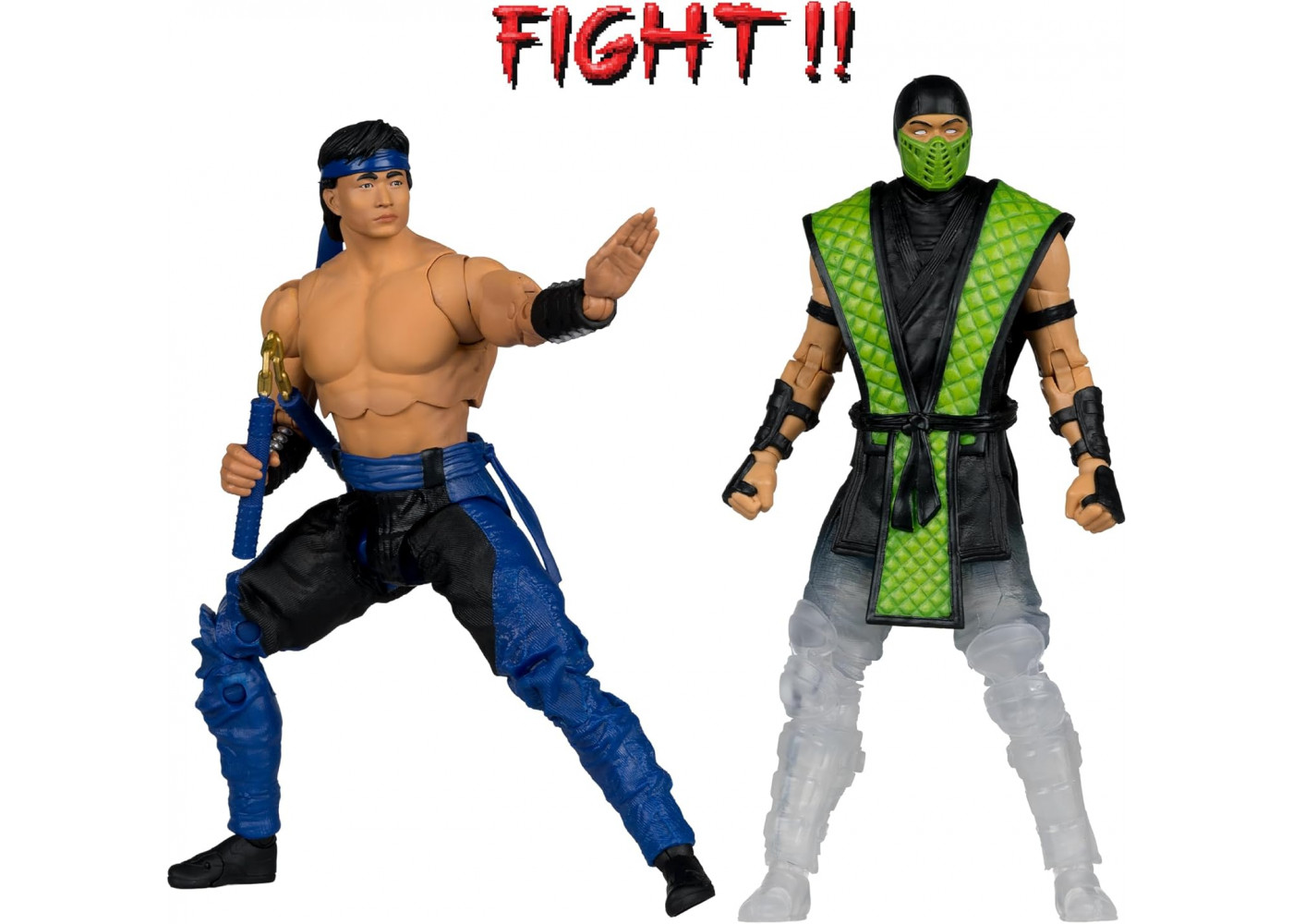 Фігурки Рептилії та Лю Канг Мортал Комбат Reptile vs Liu Kang Mortal Kombat Klassic Deluxe McFarlane 11858