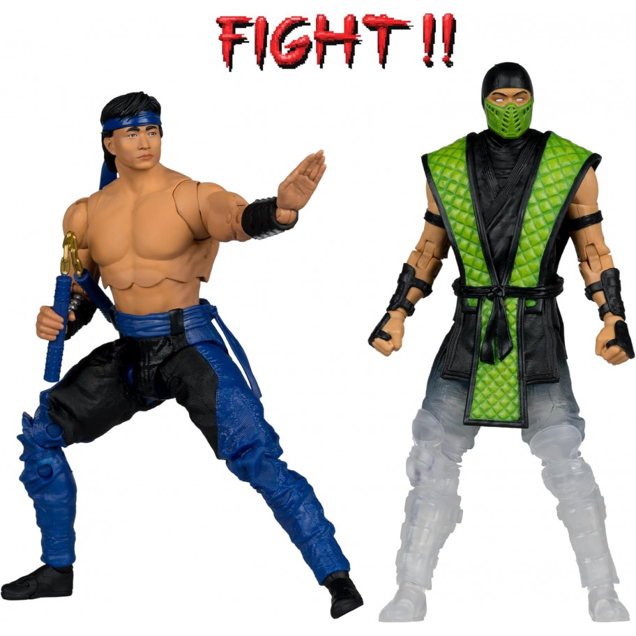 Фігурки Рептилії та Лю Канг Мортал Комбат Reptile vs Liu Kang Mortal Kombat Klassic Deluxe McFarlane 11858