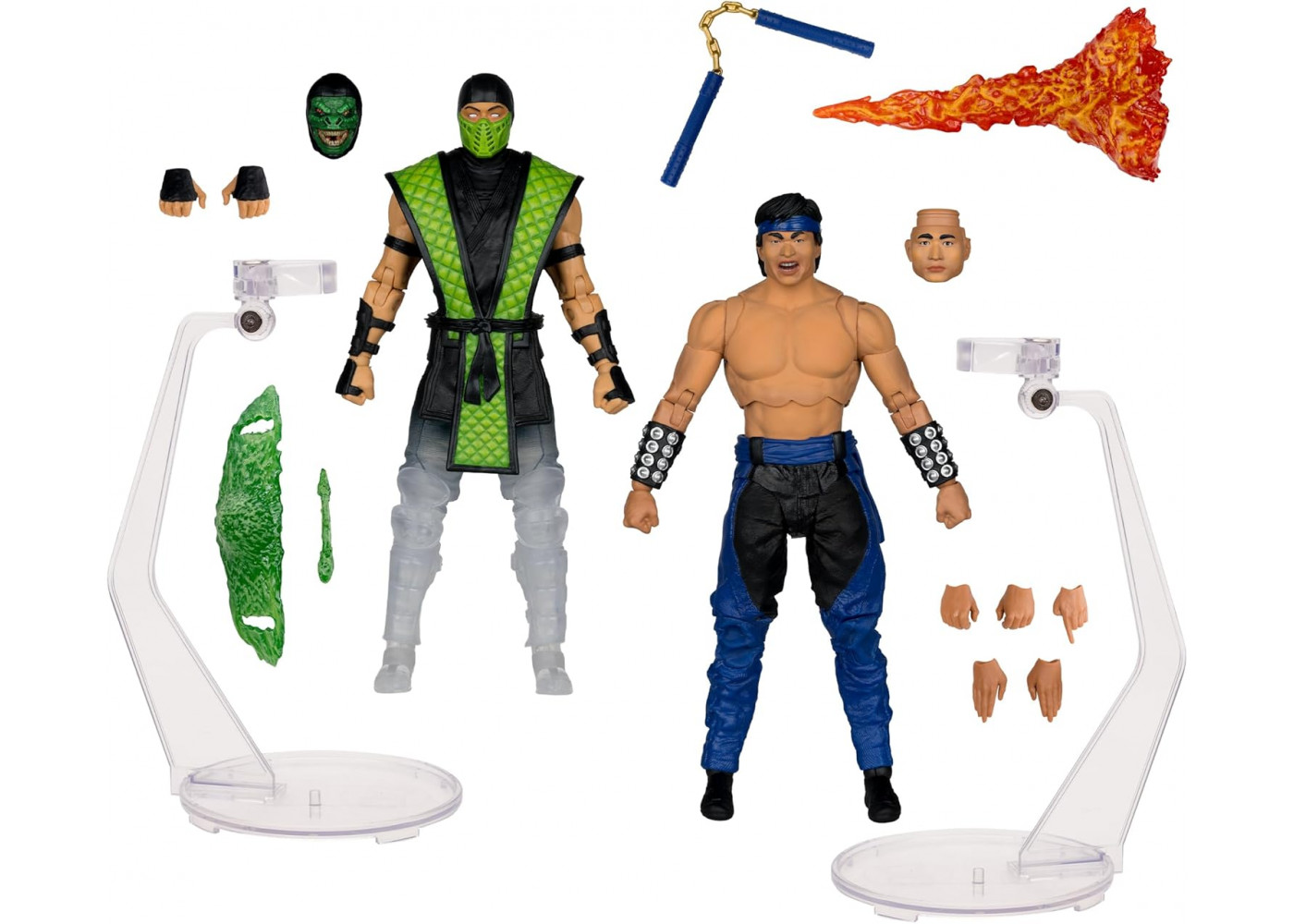 Фігурки Рептилії та Лю Канг Мортал Комбат Reptile vs Liu Kang Mortal Kombat Klassic Deluxe McFarlane 11858