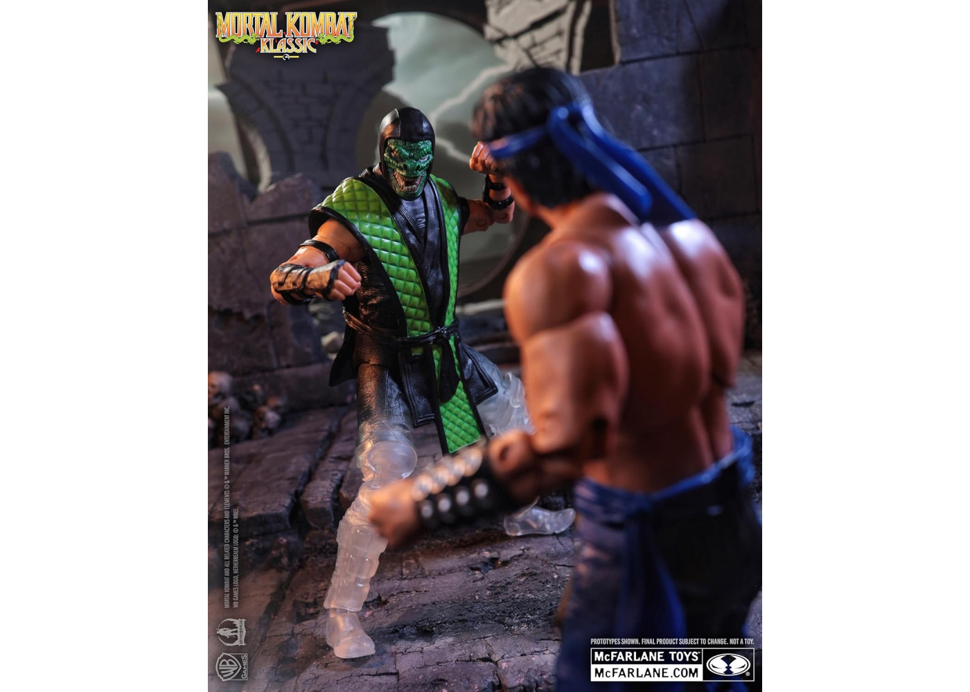 Фігурки Рептилії та Лю Канг Мортал Комбат Reptile vs Liu Kang Mortal Kombat Klassic Deluxe McFarlane 11858