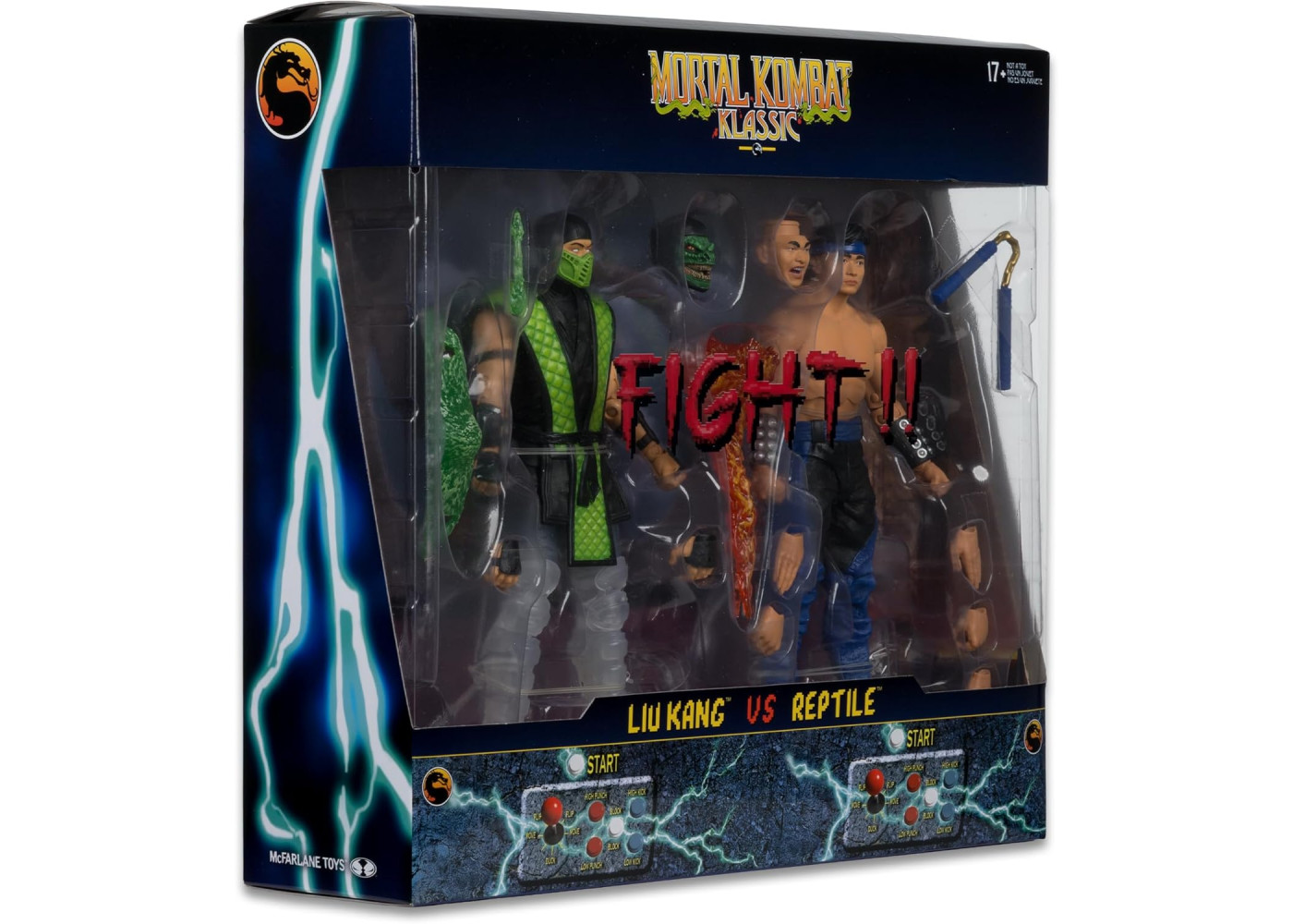 Фігурки Рептилії та Лю Канг Мортал Комбат Reptile vs Liu Kang Mortal Kombat Klassic Deluxe McFarlane 11858