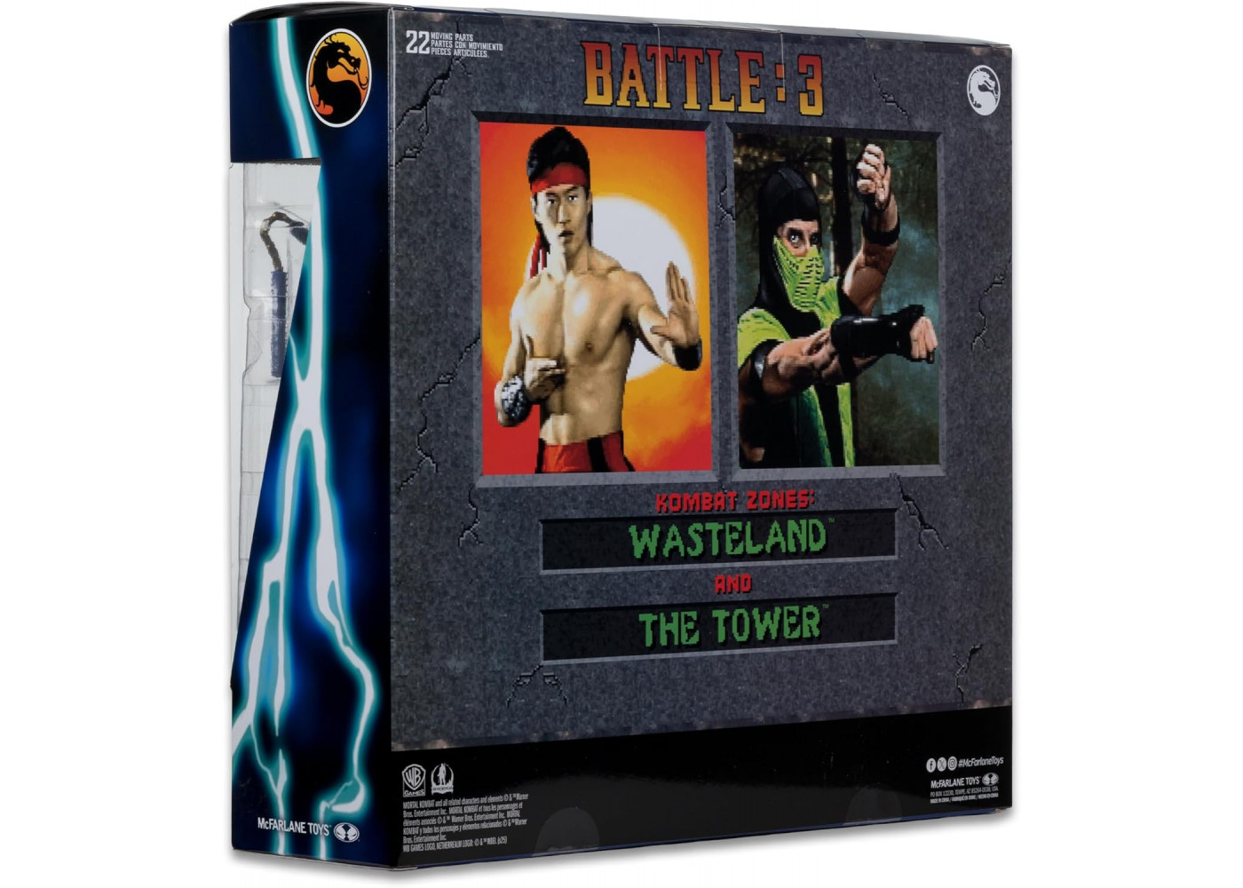 Фігурки Рептилії та Лю Канг Мортал Комбат Reptile vs Liu Kang Mortal Kombat Klassic Deluxe McFarlane 11858