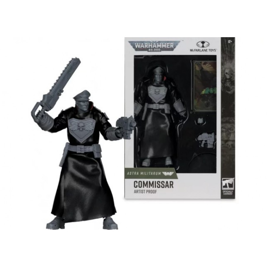 Фігурка Вархаммер 40000 Прим'ята Коробка Комісар Астра 18 см Warhammer Commissar Astra  McFarlane B10902