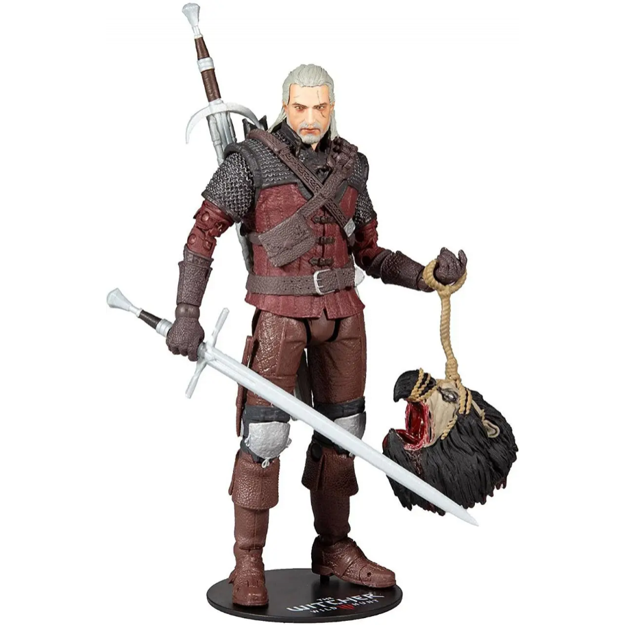 Фигурка (Примята коробка) Ведьмак Геральт из Ривии The Witcher Geralt of Rivia McFarlane B13406