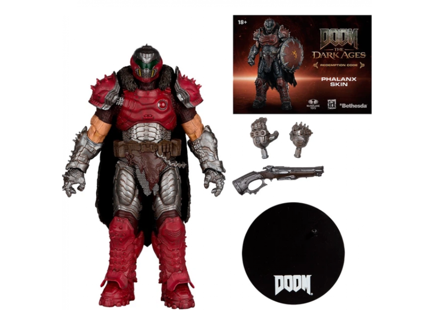 Фигурка (Примятая коробка) Палача в Облике Фаланги Slayer Phalanx Skin The Dark Ages Doom McFarlane B11149