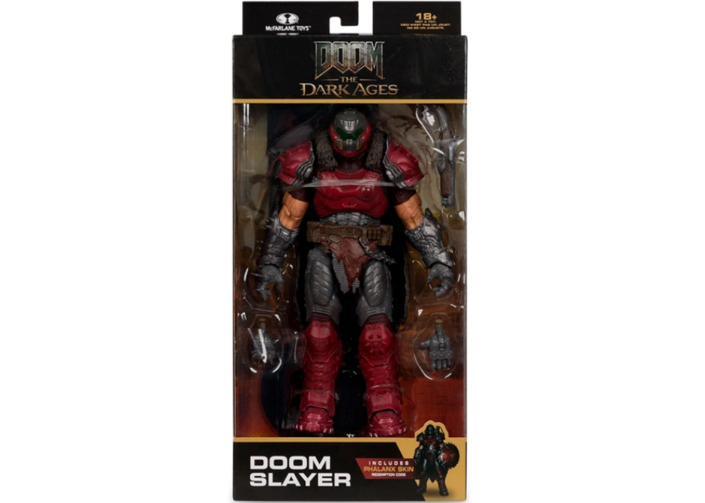 Фигурка (Примятая коробка) Палача в Облике Фаланги Slayer Phalanx Skin The Dark Ages Doom McFarlane B11149