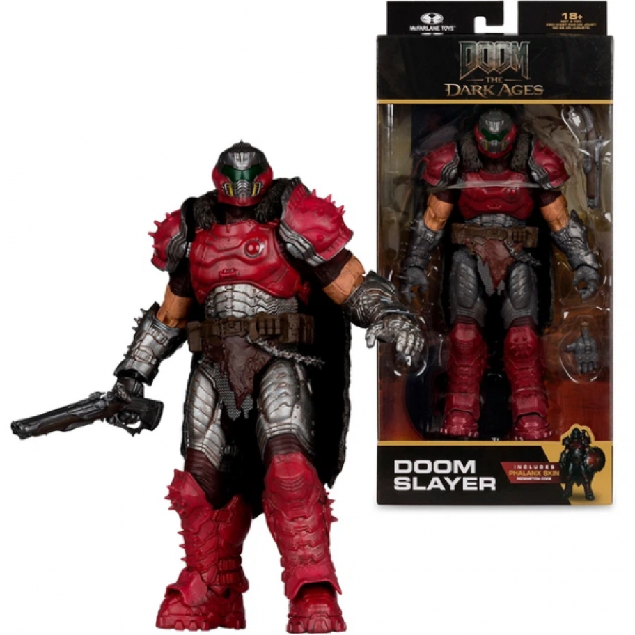 Фигурка (Примятая коробка) Палача в Облике Фаланги Slayer Phalanx Skin The Dark Ages Doom McFarlane B11149
