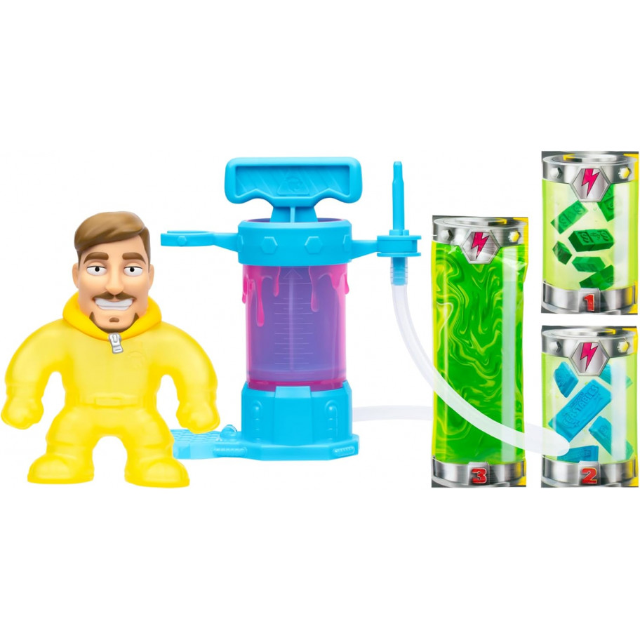 Фигурка Гуджитсу Лаборатория Мистера Биста Goo Jit Zu Make Your Own MrBeast Moose Toys 24774