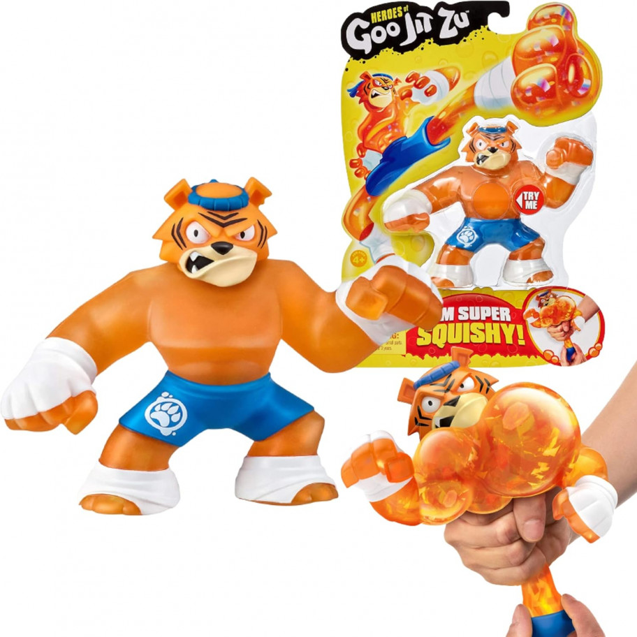 Фігурка Гуджитсу Тигр Goo Jit Zu Single Squishy Tiger Action Figure Tygor 41024