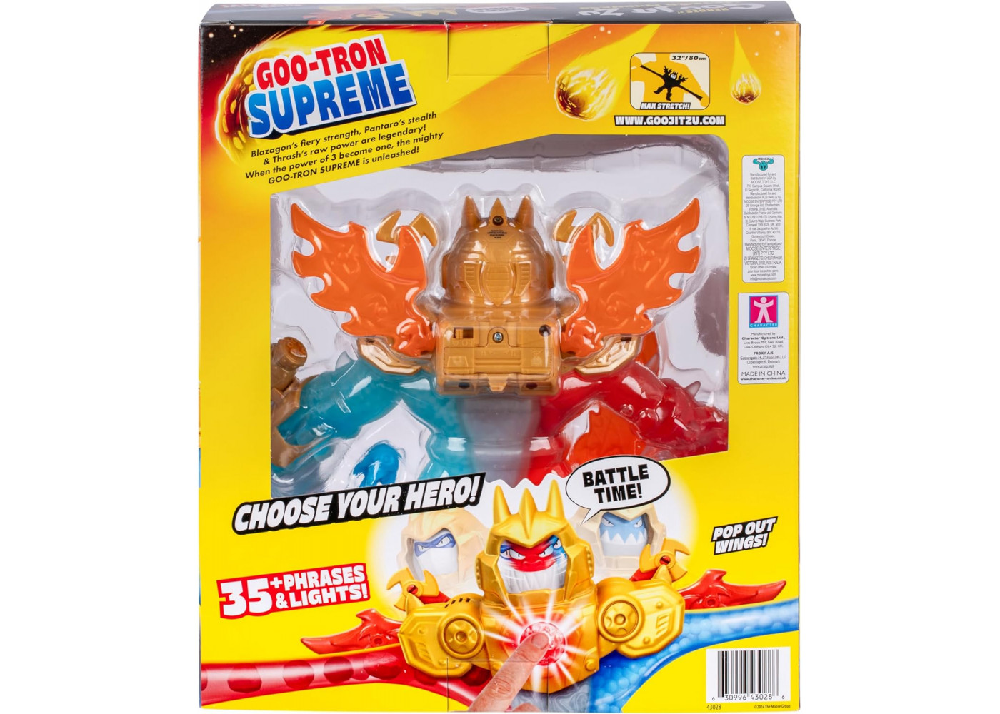 Фігурка Стретч-Антистрес Гу-Трон Супрім Goo-Tron Supreme Goo Jit Zu 43028