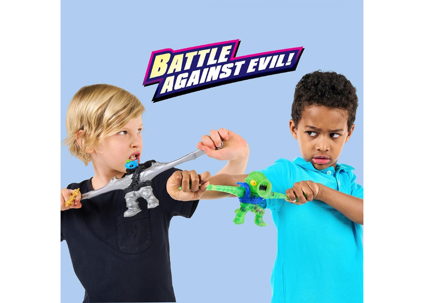 Фигурка Стретч-Антистрес Goo Jit Zu Пантаро Против Сквидора Cursed Goo Sea Pantaro VS Squidor 42671