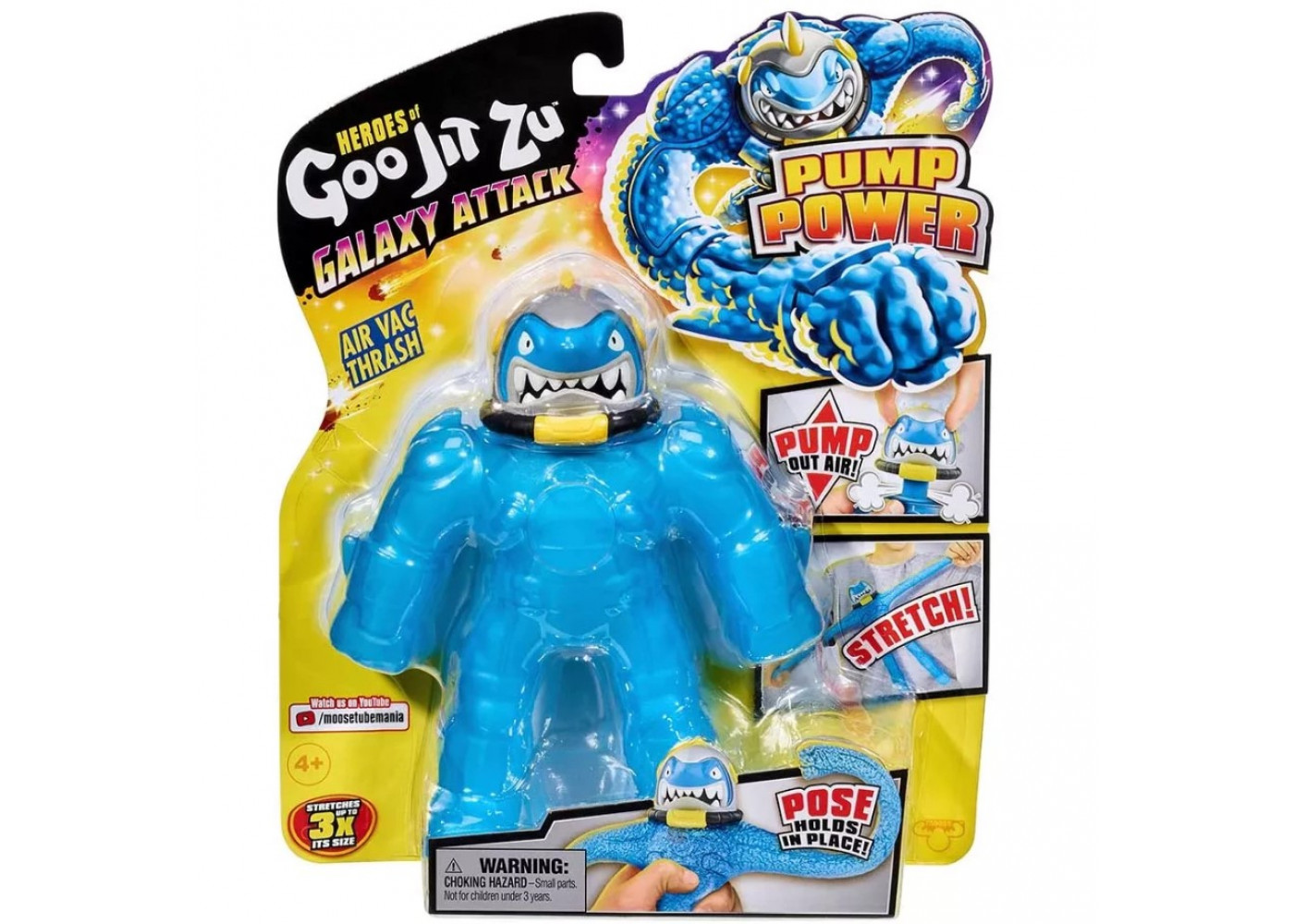 Фігурка Стретч-Антистрес Goo Jit Zu Галактична Атака Вакуумний Траш Air Vac Thrash GJ41223