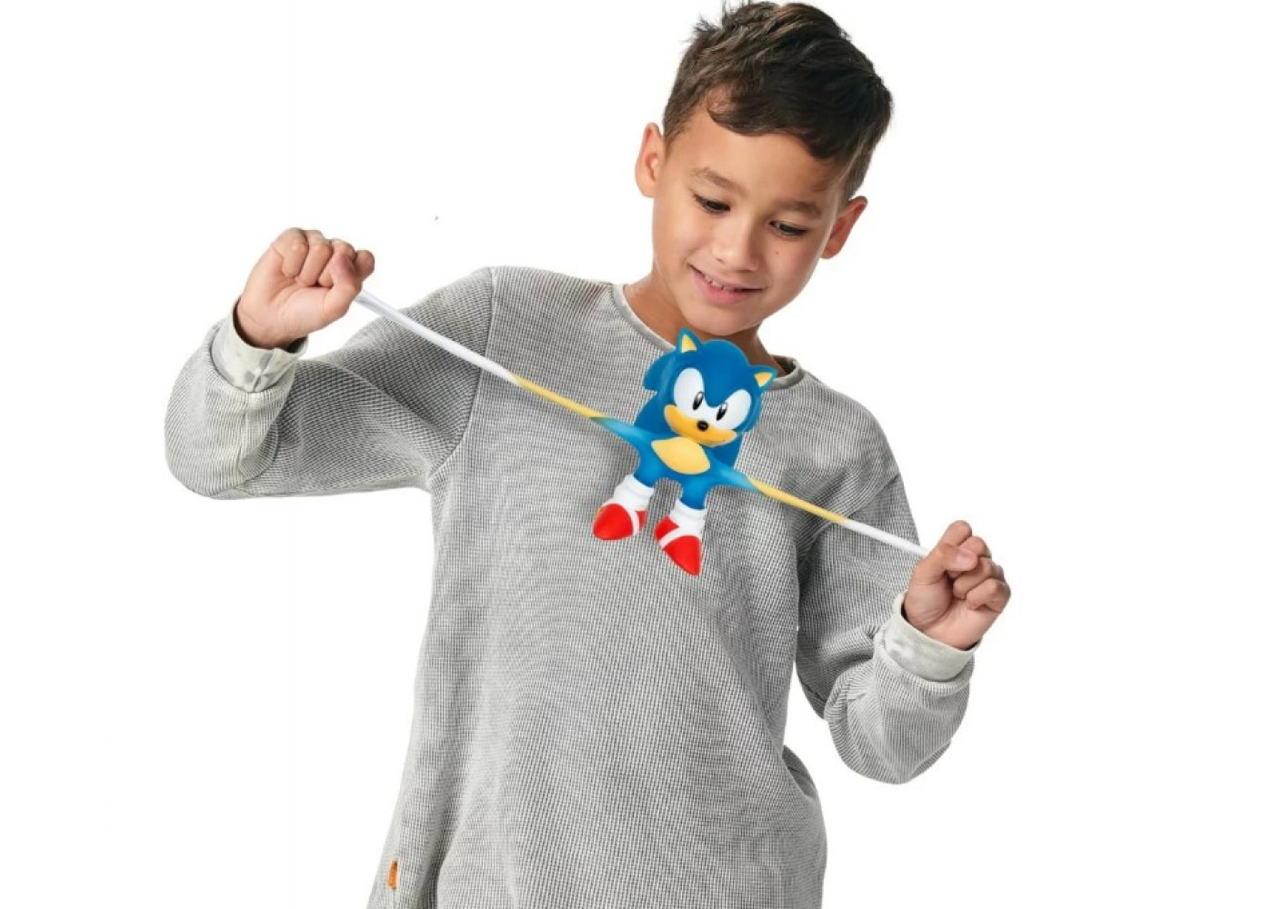 Фігурка Стретч-Антистрес (Уцінка) Goo Jit Zu Соник Світиться у Темряві Sonic The Hedgehog Glow Surge B42745