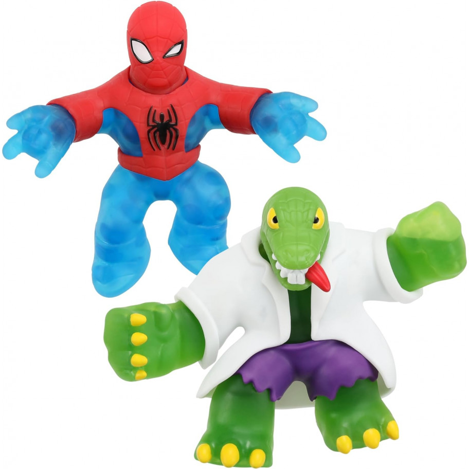 Фігурки Стретч-Антистрес Goo Jit Zu Людина Павук та Ящір Spider-Man vs Lizard 42582