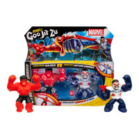 Фигурки Стретч-Антистрес Goo Jit Zu Халк и Капитан Америка Red Hulk VS Captain America 43078