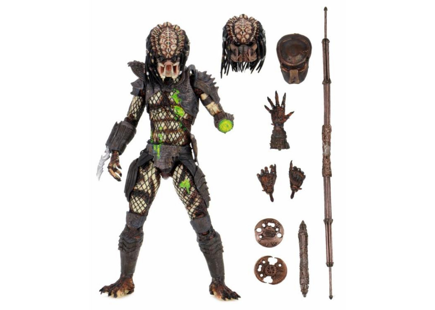 Фигурка Городской охотник с боевыми ранениями Predator 2 Ultimate Battle-Damaged City Hunter Neca 51428