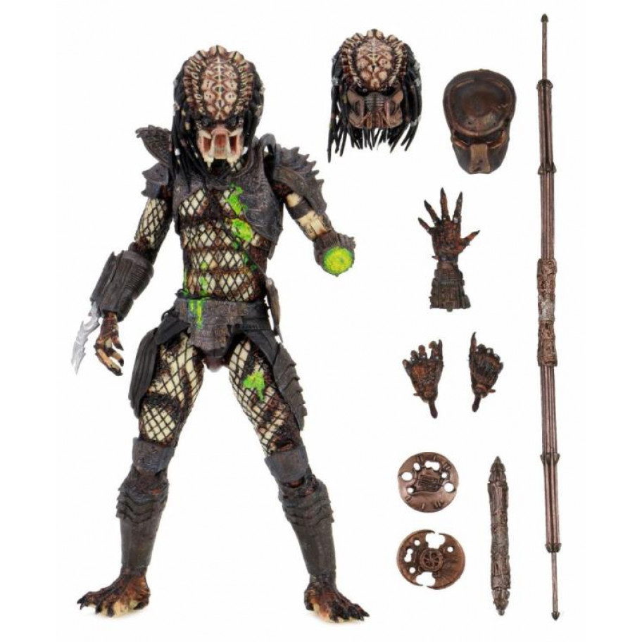 Фигурка Городской охотник с боевыми ранениями Predator 2 Ultimate Battle-Damaged City Hunter Neca 51428