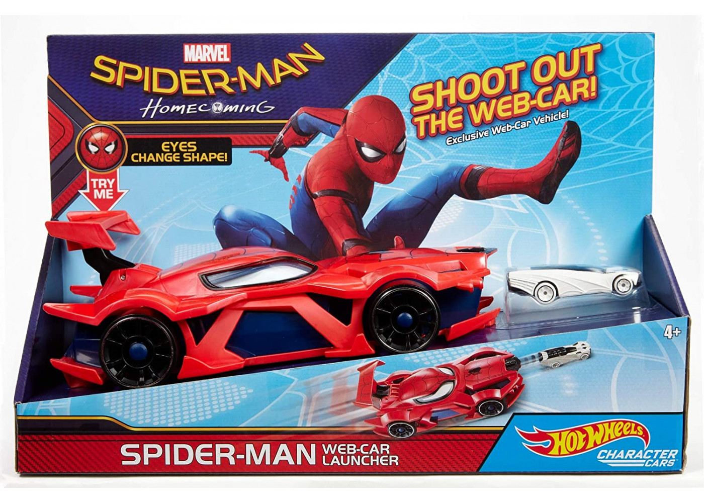 Купить Хот Вилс Человек Паук Выплевывает Машинки Hot Wheels Marvel  Spider-Man Mattel FDM61 по цене 1 599 грн. от производителя