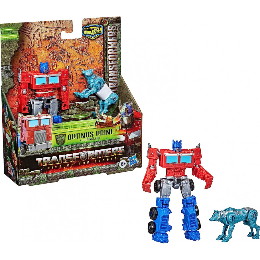 Трансформер Оптимус Прайм Час Звіроботів Transformers Optimus Prime Hasbro F4612
