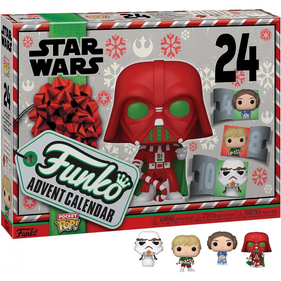 Адвент Календар Зоряні Війни 24 Фігурки 2024 Advent Calendar Star Wars Funko 62090