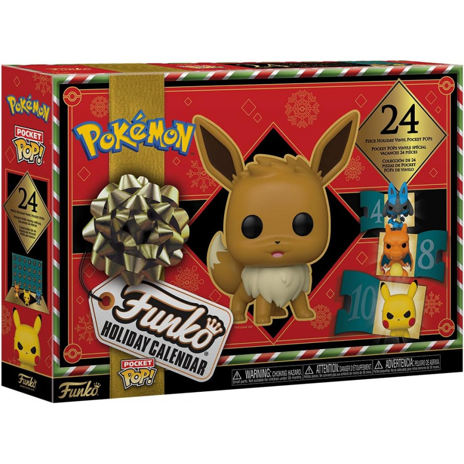 Адвент Календар Покемон 24 Фігурки 2024 Advent Calendar Pokemon 24 Vinyl Figures Funko 70937