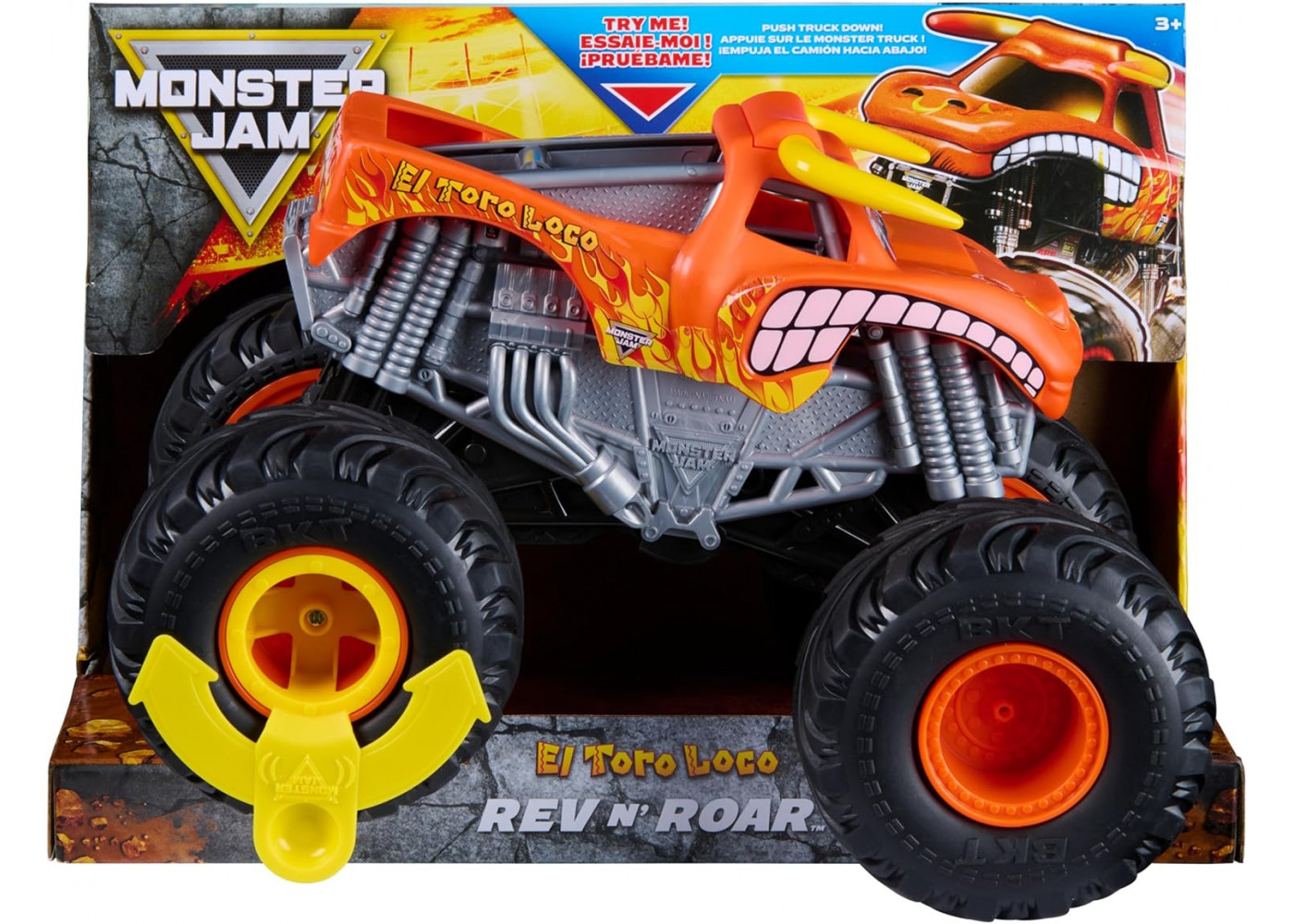 Джип Монстер Джем 1:18 El Toro Loco Rev N Roar Monster Jam Spin Master 6074468