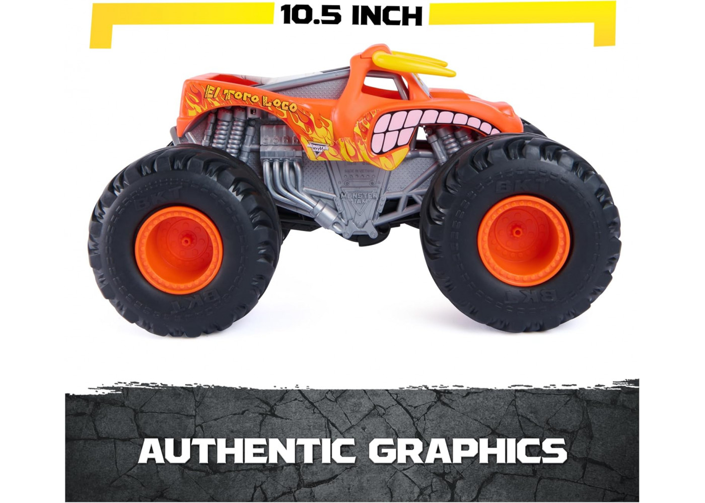 Джип Монстер Джем 1:18 El Toro Loco Rev N Roar Monster Jam Spin Master 6074468