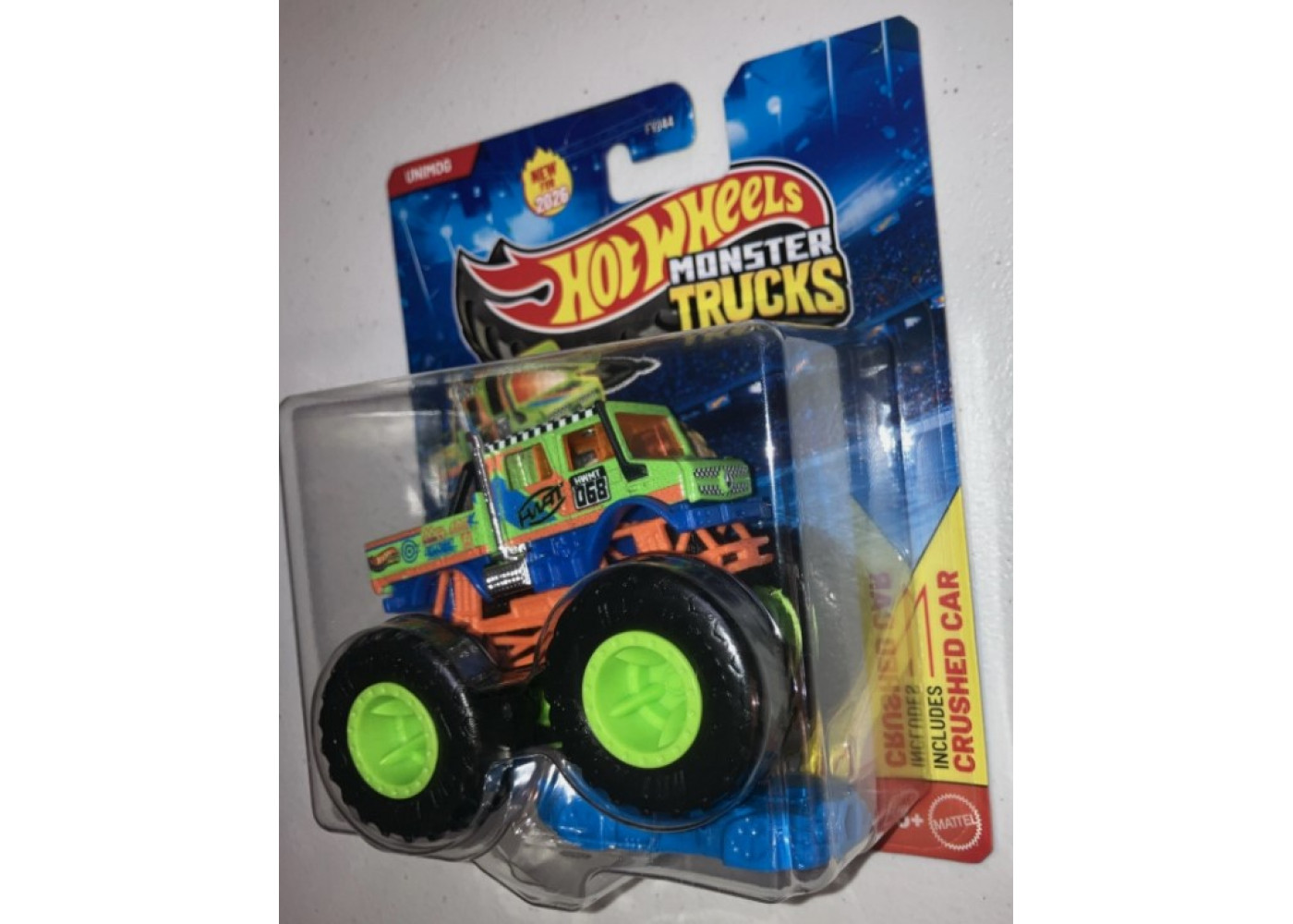 Хот Вілс Монстр Трак 1:64 UNIMOG Monster Trucks Mattel JHY34
