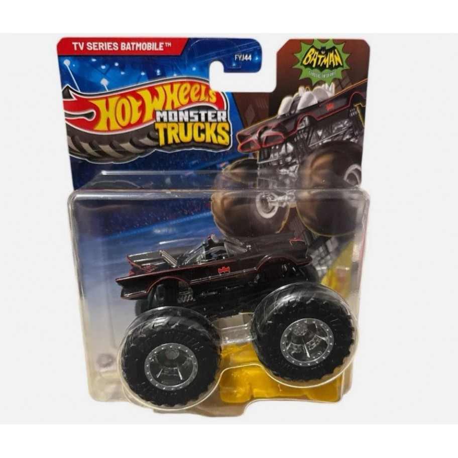 Хот Вілс Монстр Трак ТВ Серія Бетмобіль 1:64 TV Series Batmobile Monster Trucks Mattel JND65