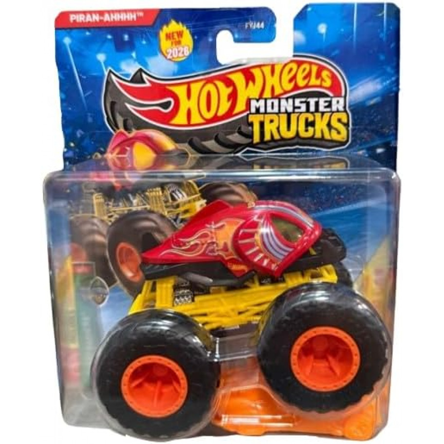 Хот Вілс Монстр Трак 1:64 Piran-AHHHH Monster Trucks Mattel JHY46