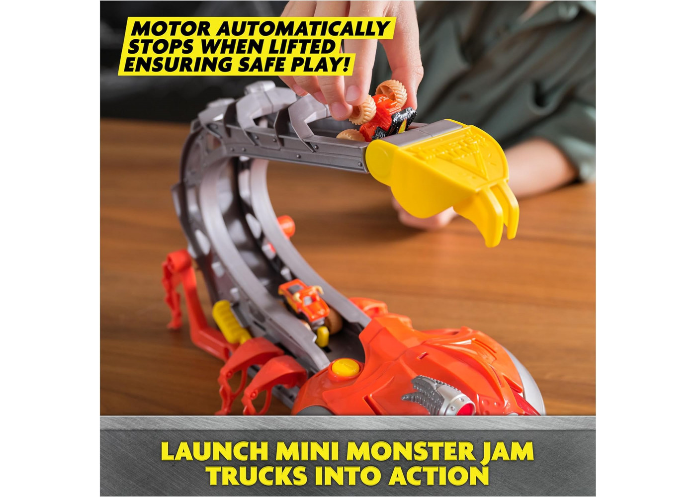 Игровой Набор Монстер Джем 2 Машинки 1:87 и Пусковая Установка El Toro Loco Venom Velocity Scorpion Spin Master 6069752