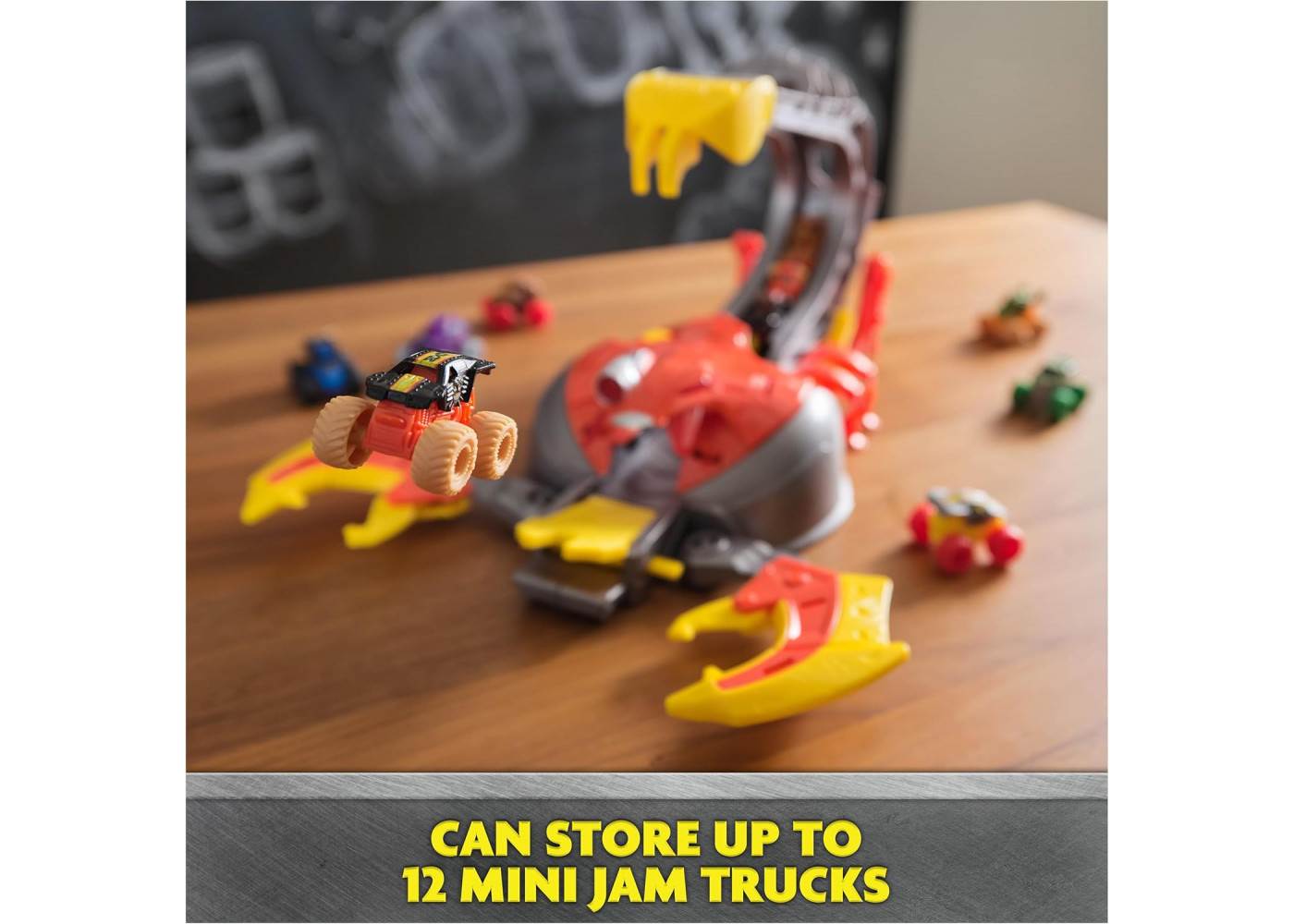 Игровой Набор Монстер Джем 2 Машинки 1:87 и Пусковая Установка El Toro Loco Venom Velocity Scorpion Spin Master 6069752