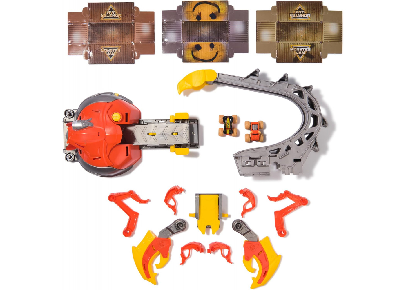 Игровой Набор Монстер Джем 2 Машинки 1:87 и Пусковая Установка El Toro Loco Venom Velocity Scorpion Spin Master 6069752