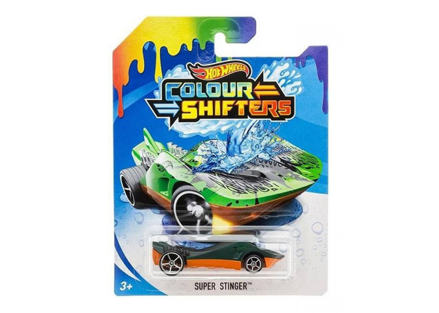 Машинка Хот Вилс 1:64 Меняет Цвет Color Shifters Super Stinger Hot Wheels BHR19