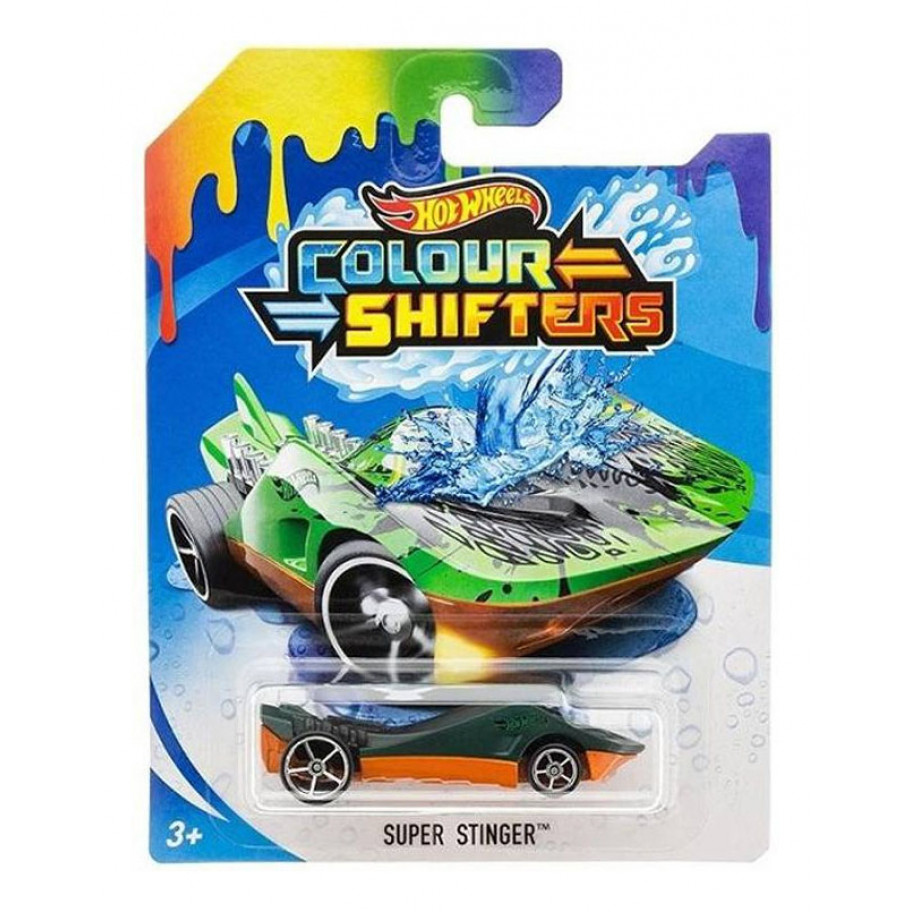 Машинка Хот Вилс 1:64 Меняет Цвет Color Shifters Super Stinger Hot Wheels BHR19