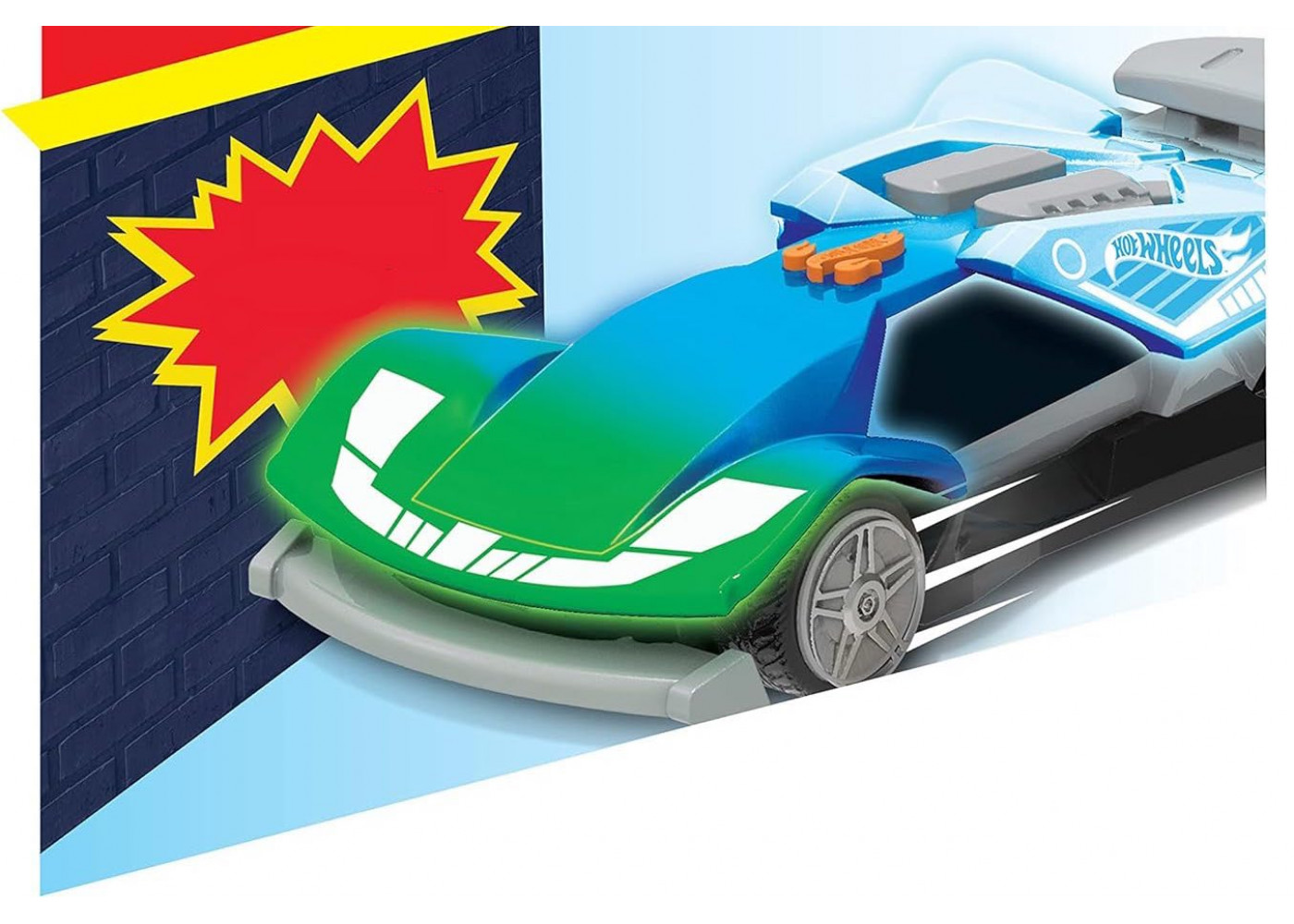 Моторизированная Машинка Хот Вилс 25 см со Светом и Звуком Color Crashers Hot Wheels 98158