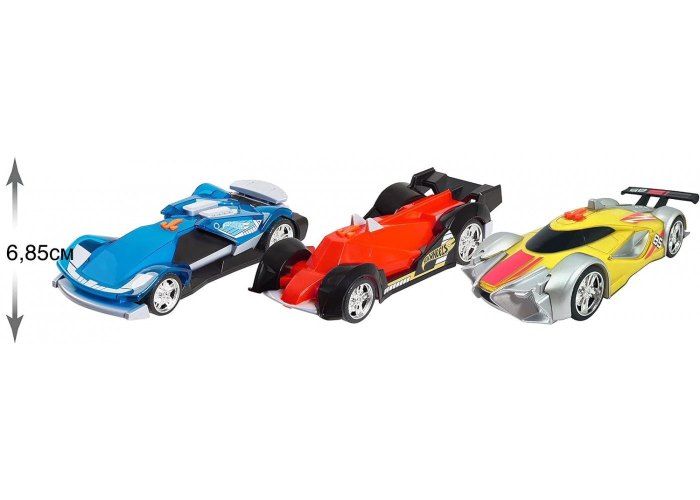 Моторизированная Машинка Хот Вилс 25 см со Светом и Звуком Color Crashers Hot Wheels 98158