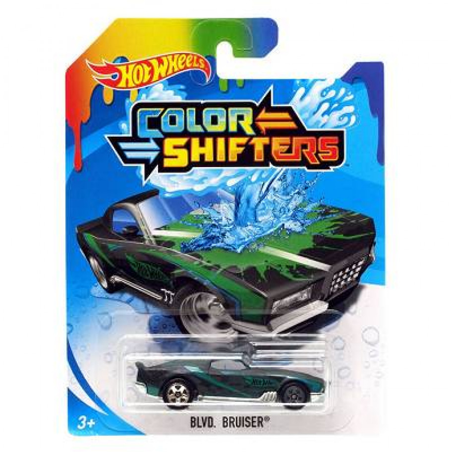 Машинка Хот Вилс 1:64 Меняет Цвет Color Shifters Blvd Bruiser Hot Wheels CFM37
