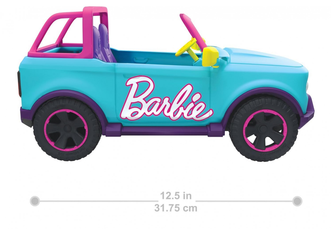Машинка Хот Вілс Позашляховик для Барбі на пульті 32 см Hot Wheels Barbie RC SUV Remote-Control Mattel HTP53