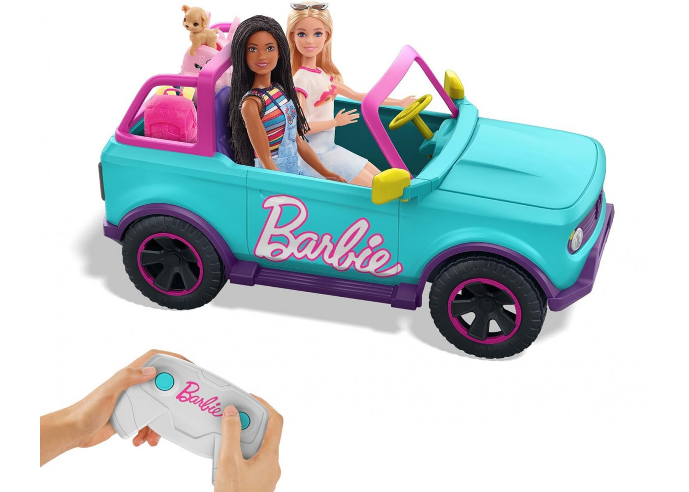 Машинка Хот Вілс Позашляховик для Барбі на пульті 32 см Hot Wheels Barbie RC SUV Remote-Control Mattel HTP53