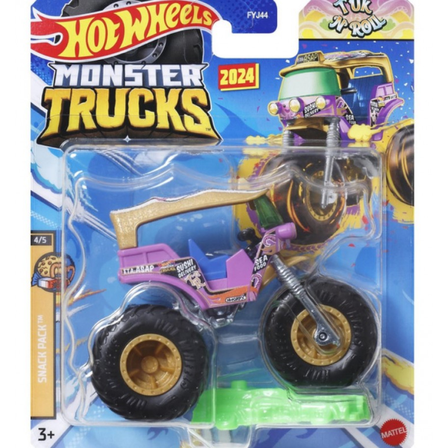 Машинка Хот Вілс Монстер Трак 1:64 Monster Trucks TUK N ROLL Hot WheelsHTM46