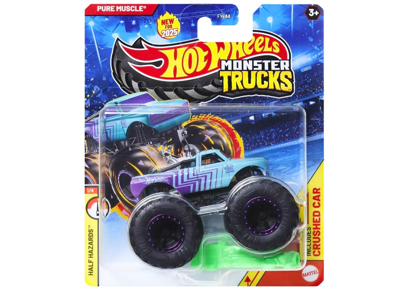 Машинка Хот Вилс Монстер Трак 1:64 Monster Trucks Pure Muscle Hot Wheels JCF08