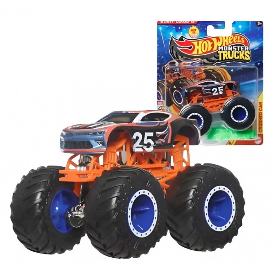 Машинка Хот Вілс Монстер Трак Шеві Камаро 1:64 Monster Trucks Chevy Camaro SS Hot Wheels JDP69